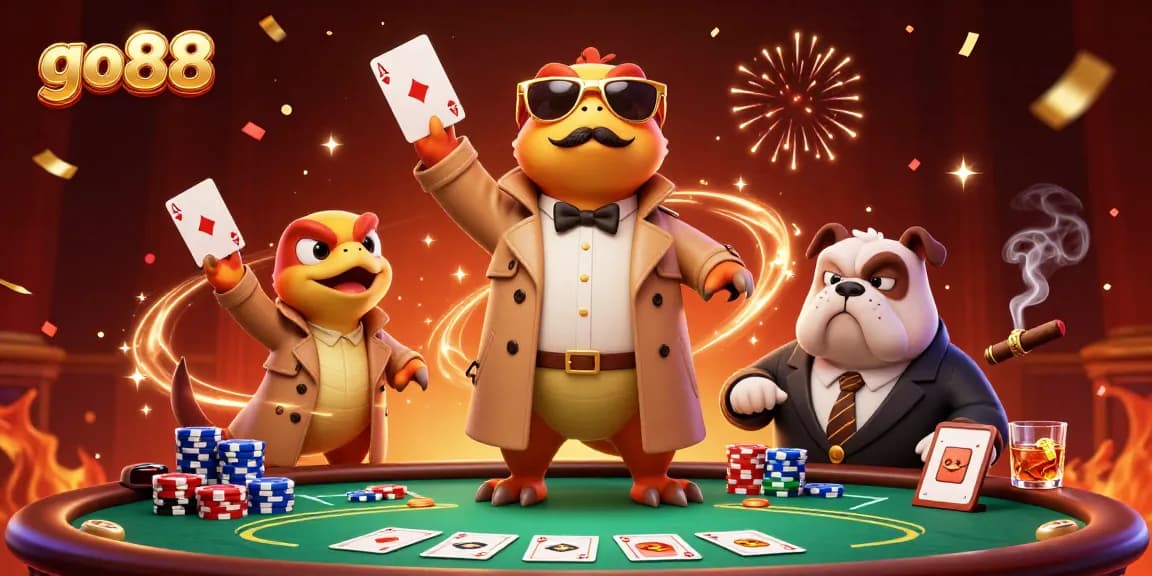 Join the exciting world of go88 as raptors sneak into a VIP casino lounge!