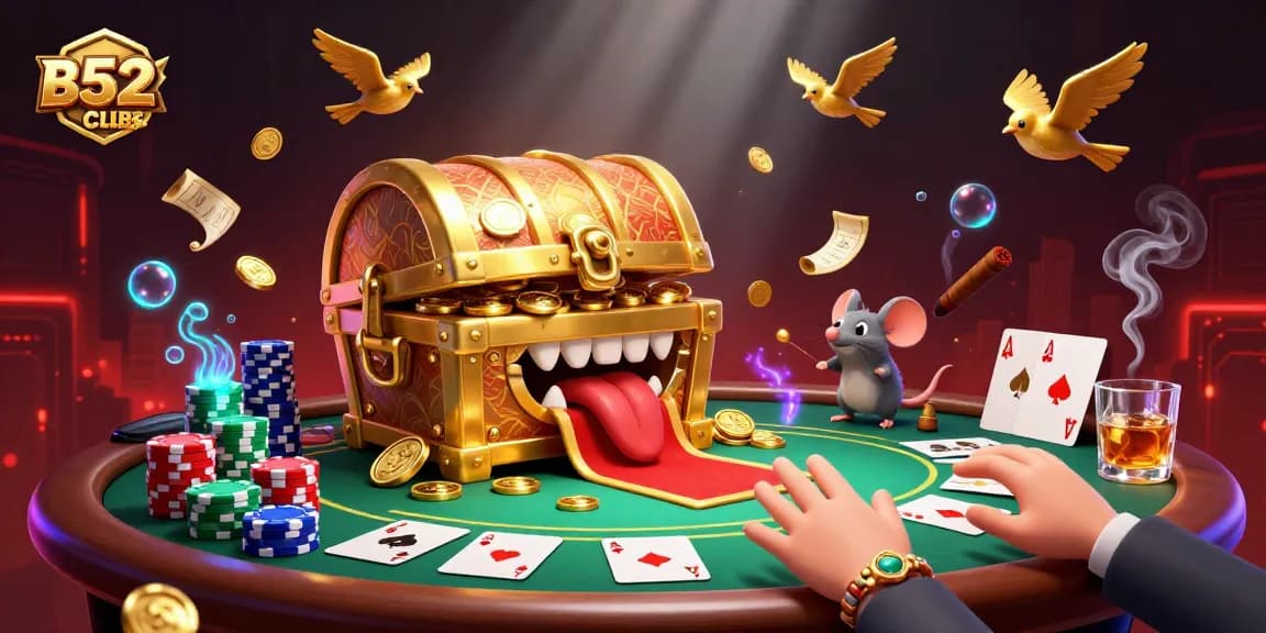B52CLUB offers thrilling poker experiences with golden treasures and exciting game elements.