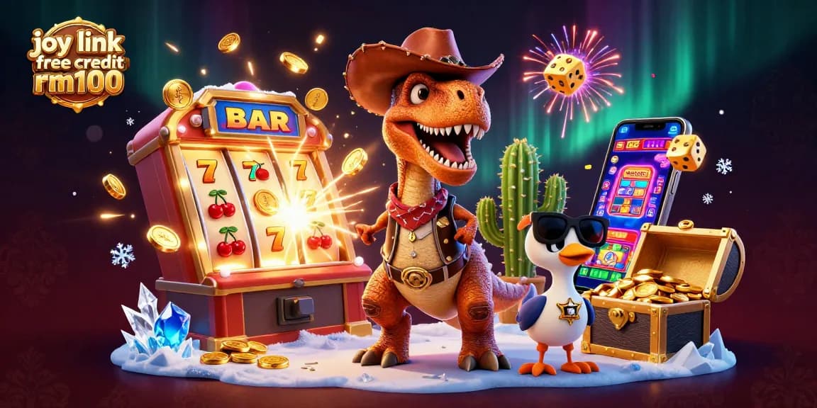 Spin the reels with joy link free credit rm100 for casino winnings and jackpots.