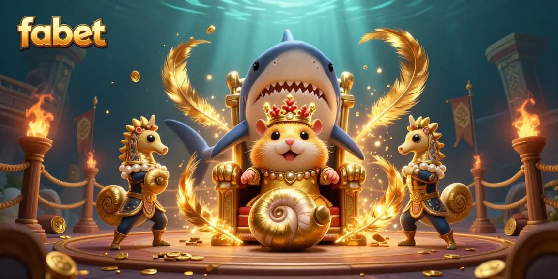 Experience epic wins with fabet's vibrant casino scene featuring thrilling game elements and royal characters.