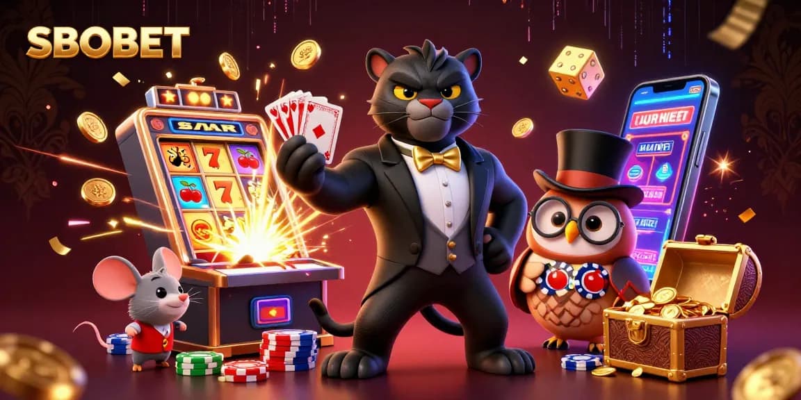 สนุกไปกับ SBOBET ในบรรยากาศการเล่นเกมคาสิโนที่หรูหราและเต็มไปด้วยการ์ตูน