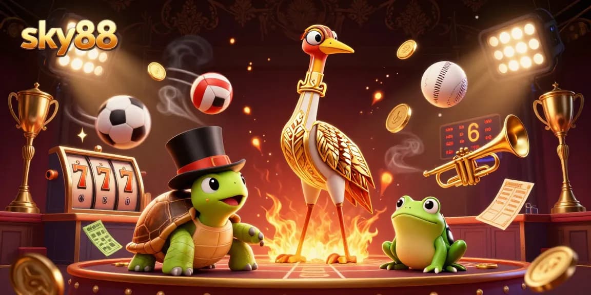 Experience thrilling gameplay at sky88 with 3D casino characters and dynamic betting elements.