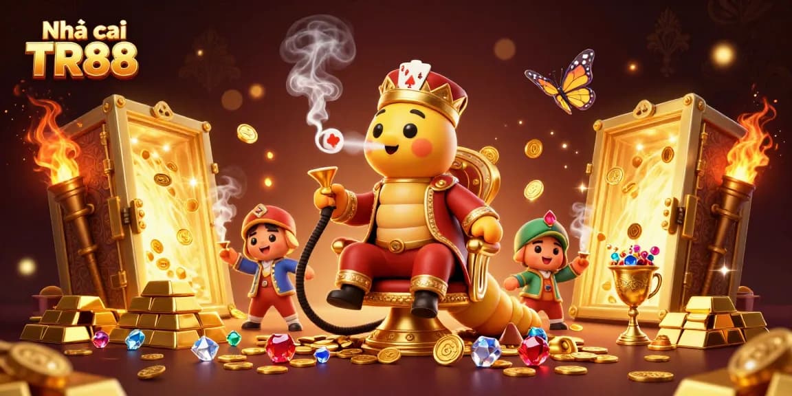 Engaging scene with Nhà cái TR88's colorful elements, showcasing a lively casino atmosphere.
