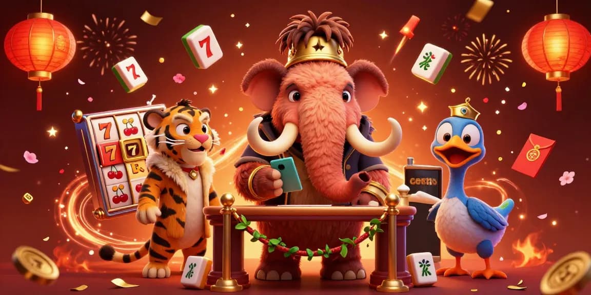 Engage in thrilling gambling action with the mat experience featuring vibrant characters in a casino.