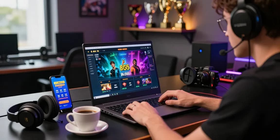 Player engaging with the BL555 online betting platform, showcasing an exciting gaming environment.