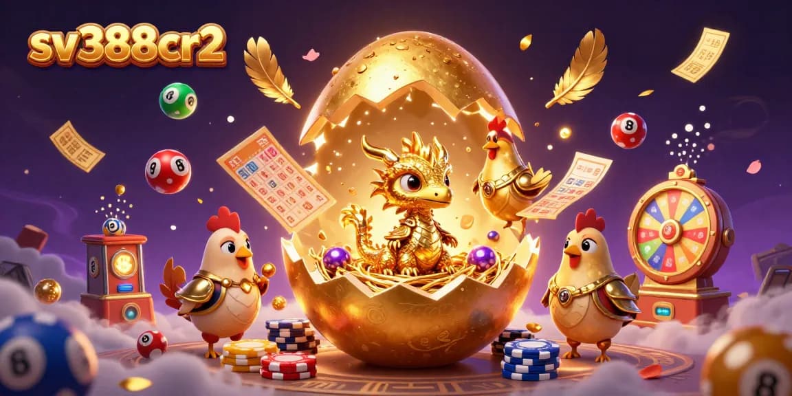 Experience thrilling moments at sv388cr2 with golden dragons and vibrant gambling elements in action.