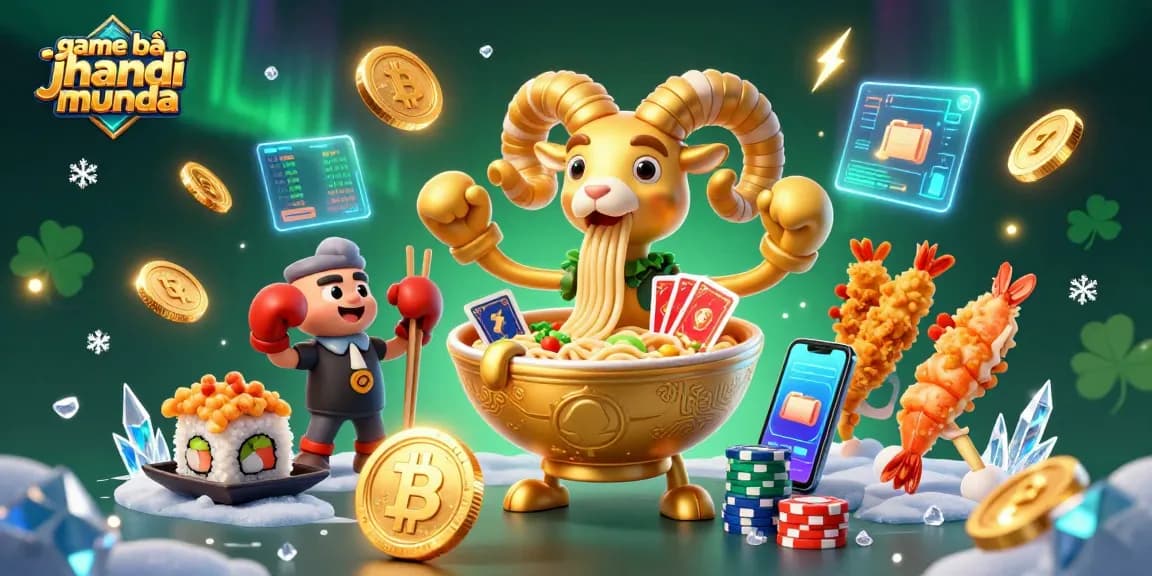 Engage in game bài jhandi munda excitement with colorful characters and dynamic casino elements.