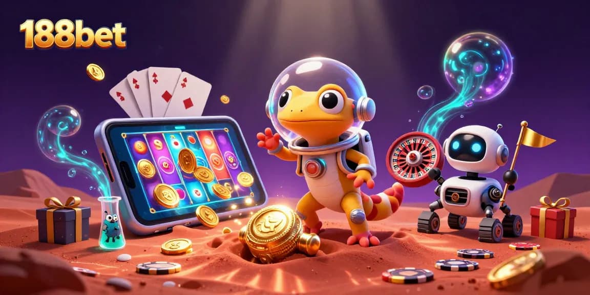 Engage in exciting 188bet gaming experiences with a vibrant Martian casino adventure