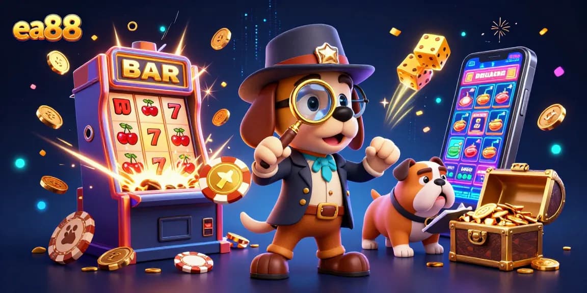 Join the adventure at ea88 and uncover hidden treasures in this vibrant casino scene.