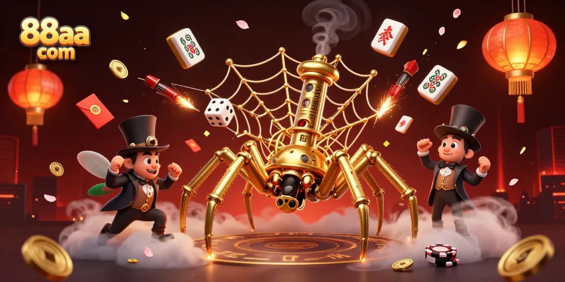 Experience thrilling gameplay at 88aa com with steampunk-themed characters in a vibrant casino scene.