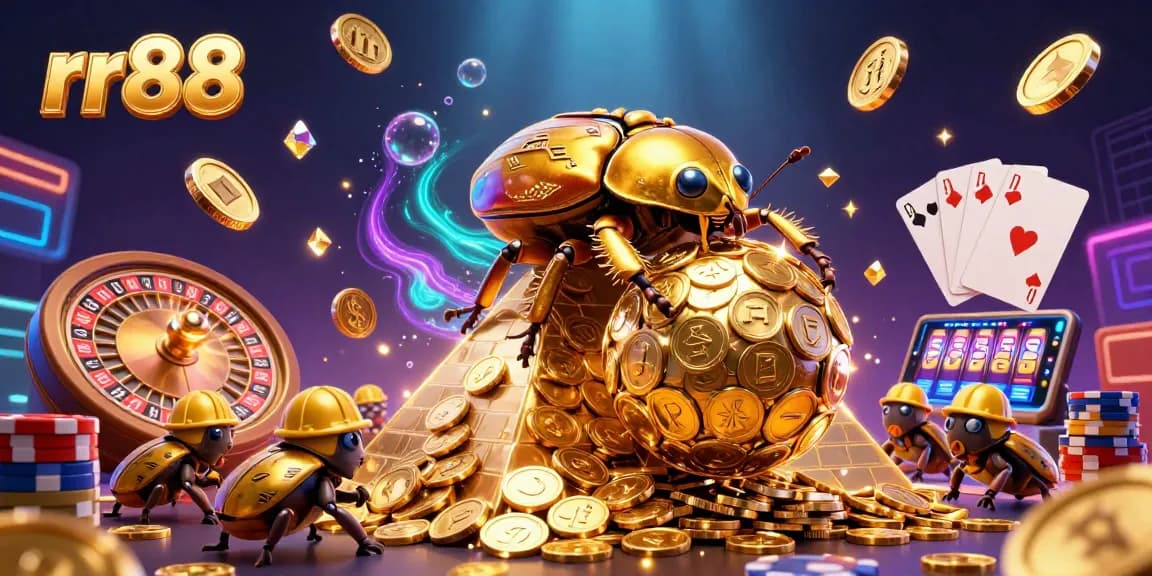 Experience thrilling gameplay at rr88 with vibrant casino elements and a dynamic atmosphere.