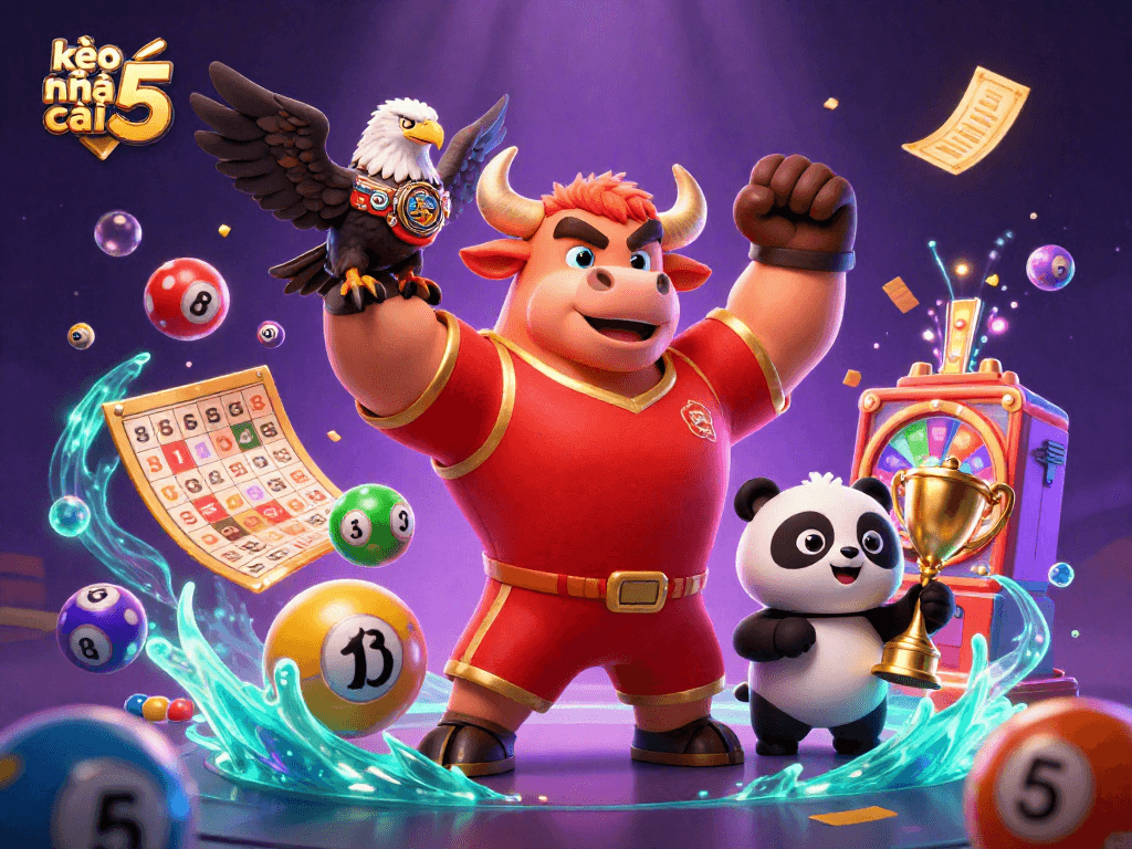 Experience the excitement of kèo nhà cái 5 with colorful games and dynamic action in a rich casino scene.