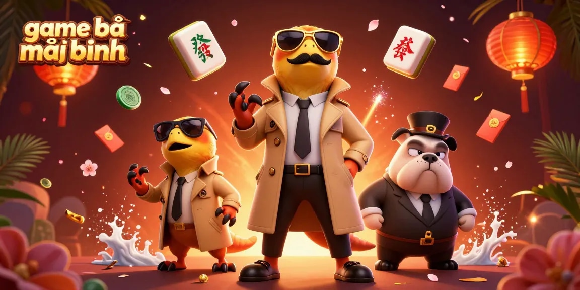Engage in a thrilling game bài mậu binh as animated raptors attempt to enter a casino lounge.