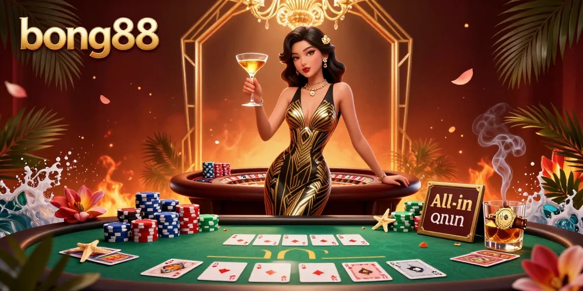 Experience the thrill of bong88 casino games with dynamic poker tables and luxurious ambience.