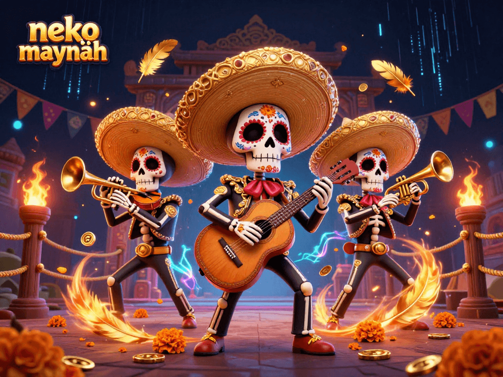 Experience the excitement of neko may mắn in this vibrant gaming scene, featuring dynamic characters and rich details.