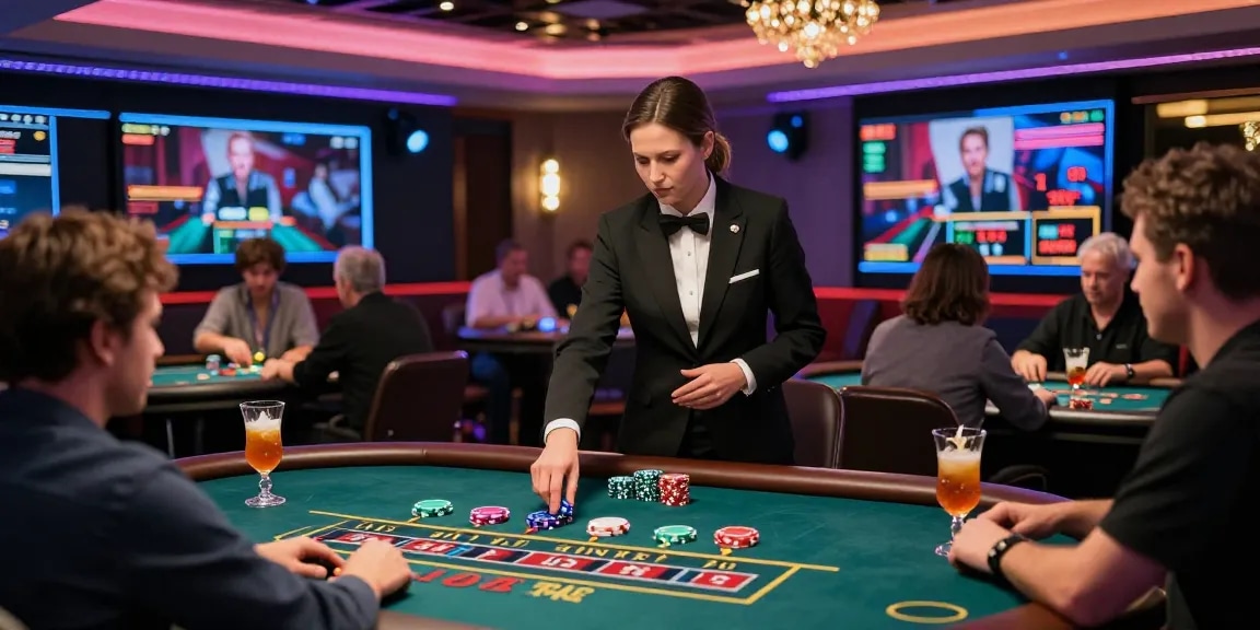 E2WIN mang đến trải nghiệm giải trí thú vị tại casino trực tuyến với những bàn bài sang trọng và dealer chuyên nghiệp.