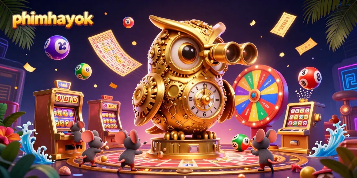 Join the gaming excitement with phimhayok in this vibrant, action-packed casino scene.