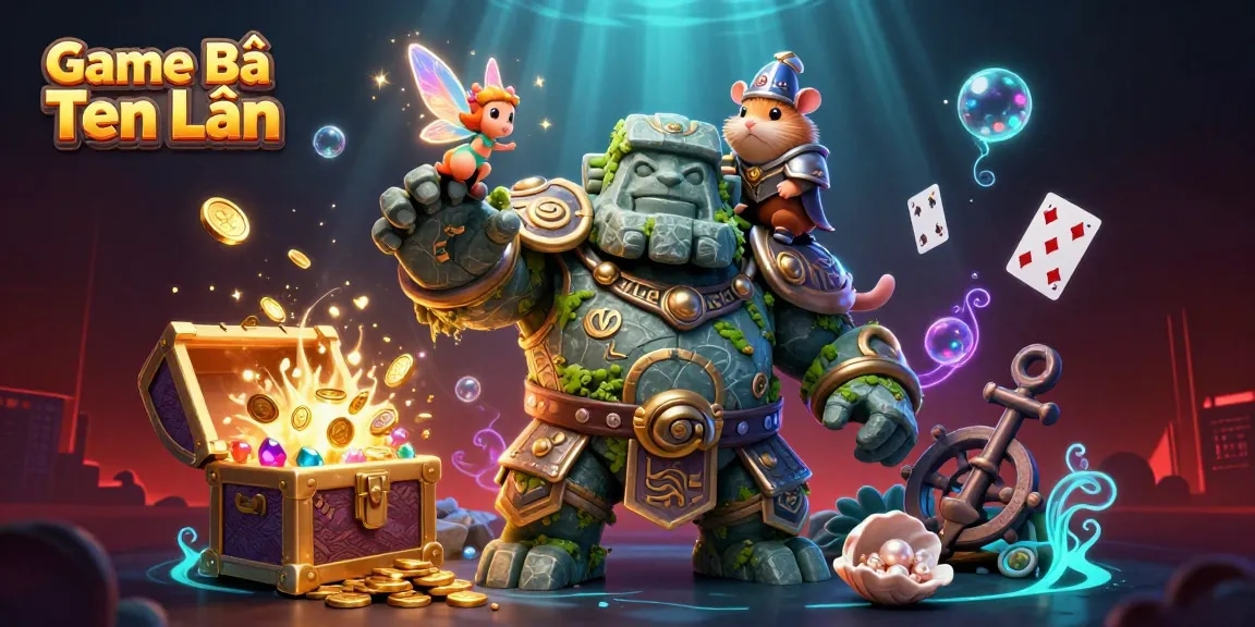 Engage in Game Bài Tiến Lên with strategic moves and colorful magical elements!