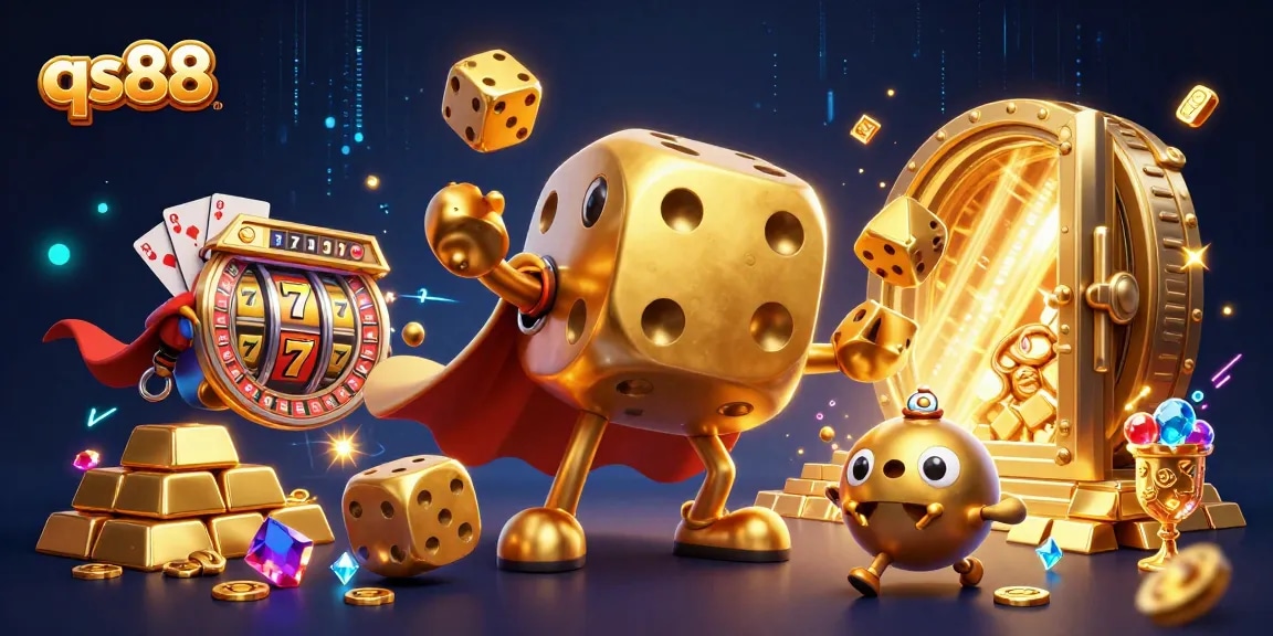 Experience excitement and winning strategies at qs88 online casino with vibrant characters and gaming elements.