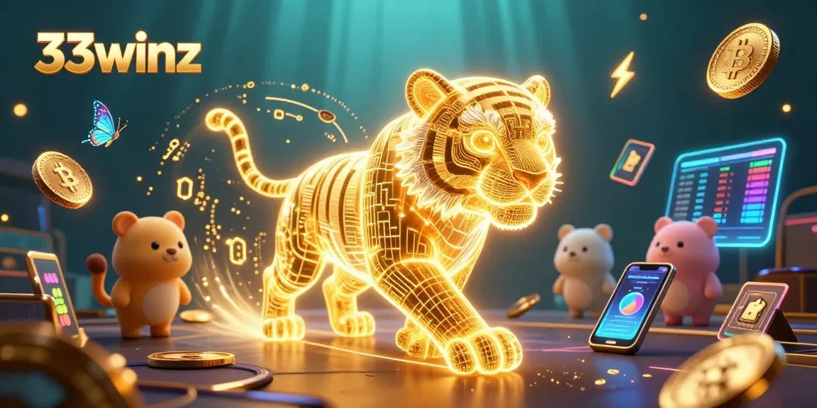 Play at 33winz and experience thrilling crypto casino adventures with neon effects.