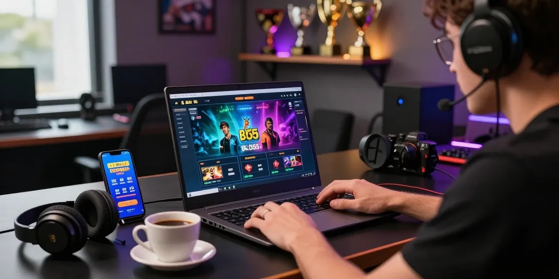 Player engaging with the BL555 online betting platform, showcasing an exciting gaming environment.
