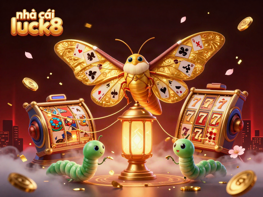 Engage with the exciting world at Nhà cái luck8 featuring vibrant casino imagery and dynamic game elements.