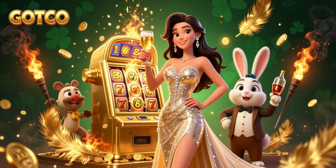 Terlibat dengan pengalaman permainan slot GOTOTO yang imersif menampilkan perayaan meriah dengan jackpot emas.