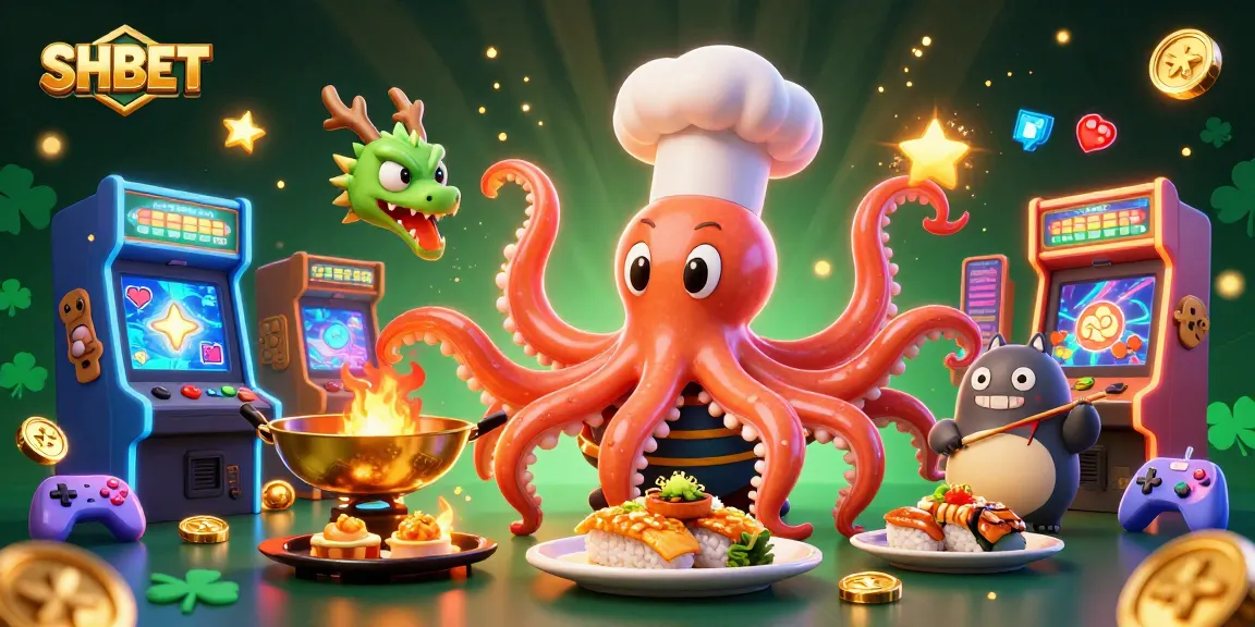 Engage with SHBET’s vibrant gaming universe featuring dynamic casino elements and cartoon characters.