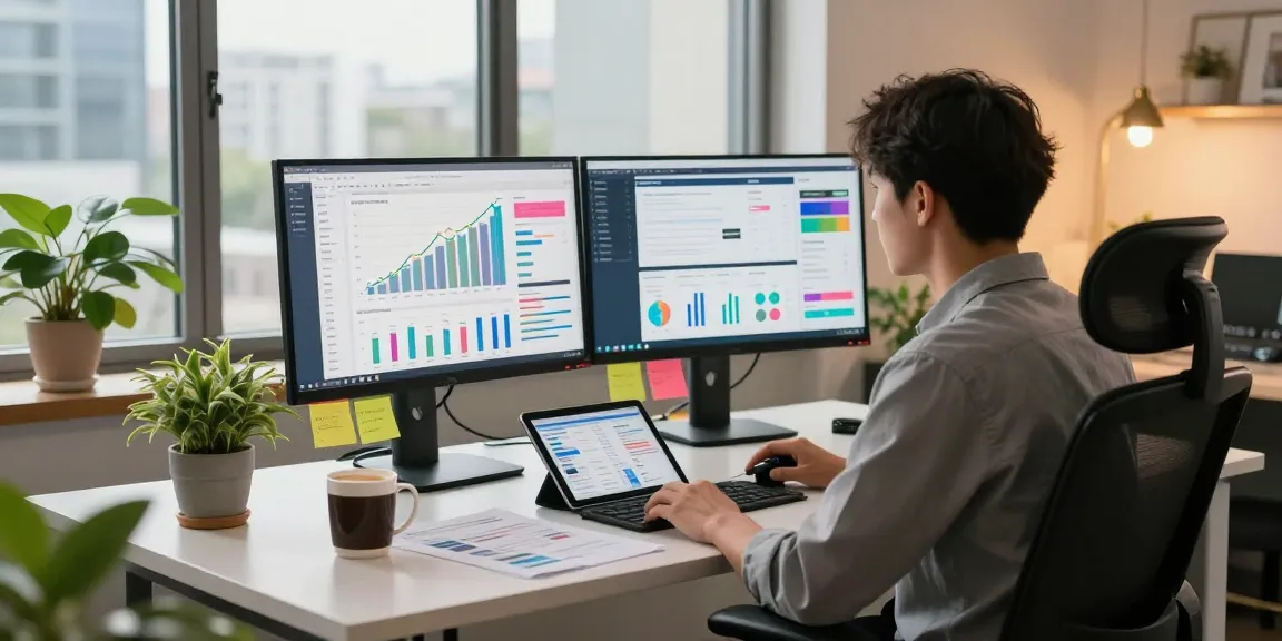 GEGESLOT dalam suasana kantor digital marketing dengan analitik pertumbuhan dan strategi pemasaran.