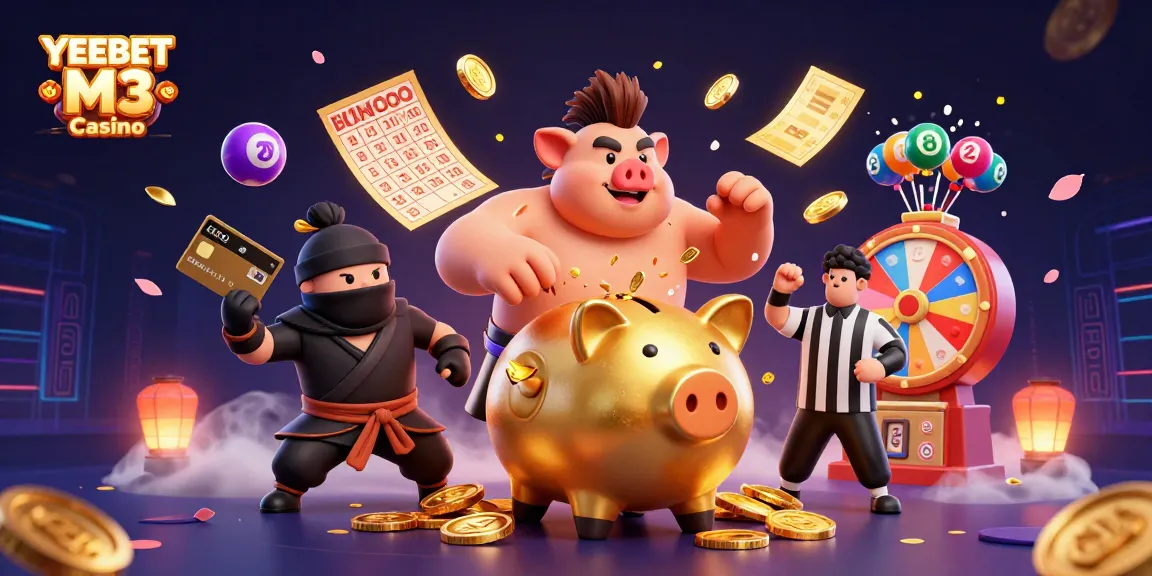 Engage in thrilling gaming action at YEEBET live M3 Casino with exhilarating characters and dynamic game elements.