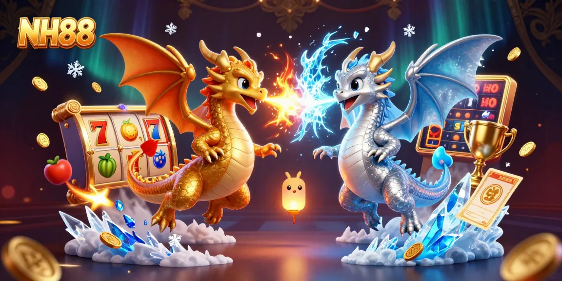 Experience thrilling gameplay at NH88 with vibrant 3D dragons and explosive jackpot elements.