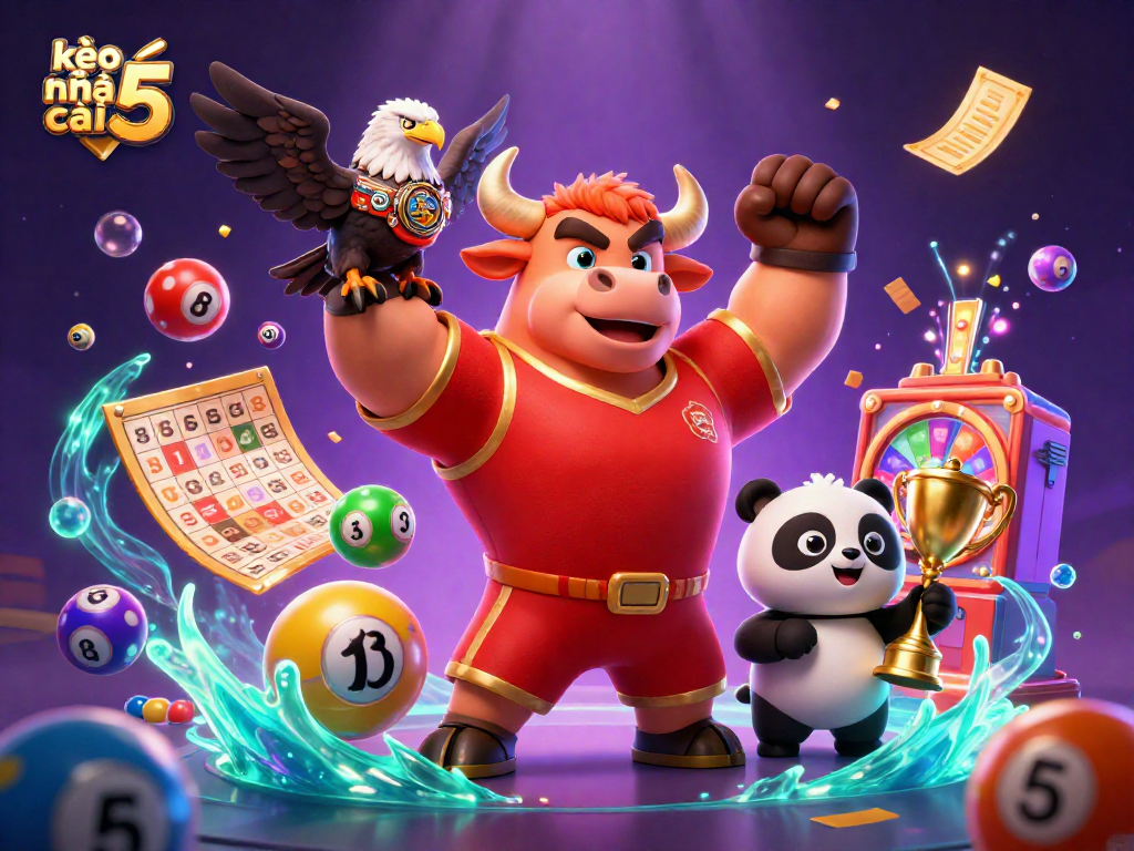 Experience the excitement of kèo nhà cái 5 with colorful games and dynamic action in a rich casino scene.