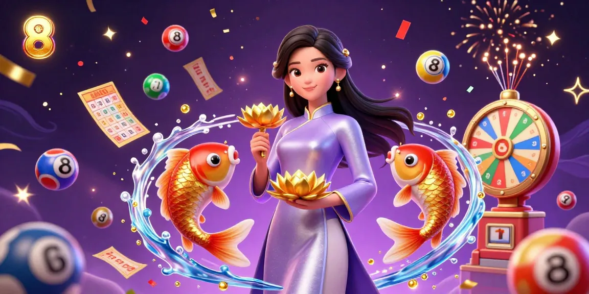 Experience the dynamic energy of LUCK 8 with vibrant game elements in a magical atmosphere.