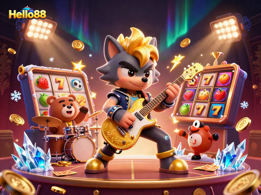 Experience thrilling wins at Hello88 with dynamic slot games and lively character action.