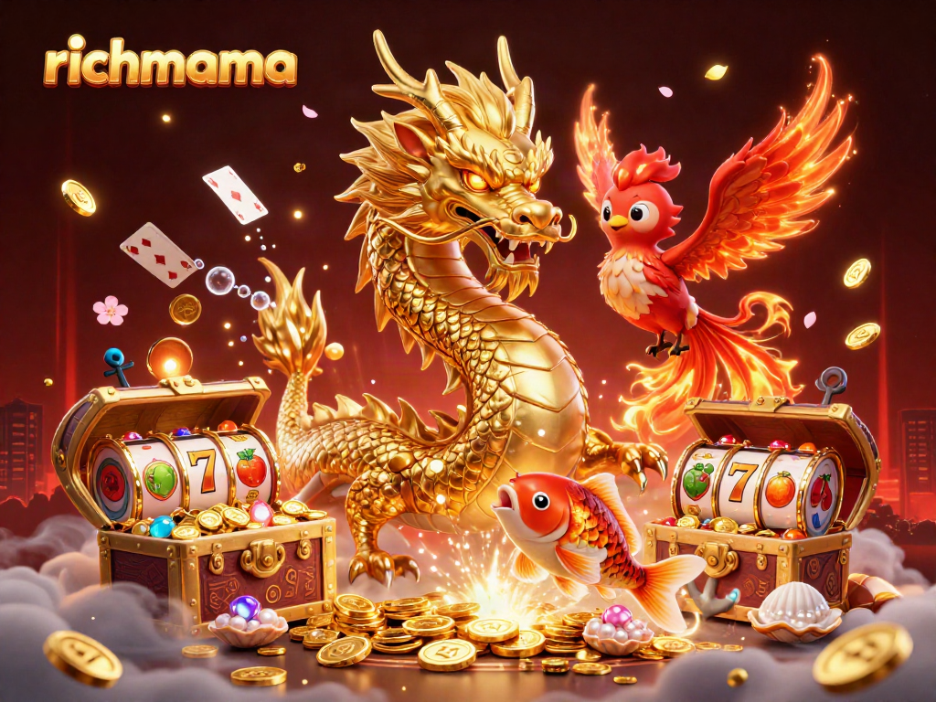 Experience the thrill of richmama casino with a vibrant scene of winning chances and dynamic elements.