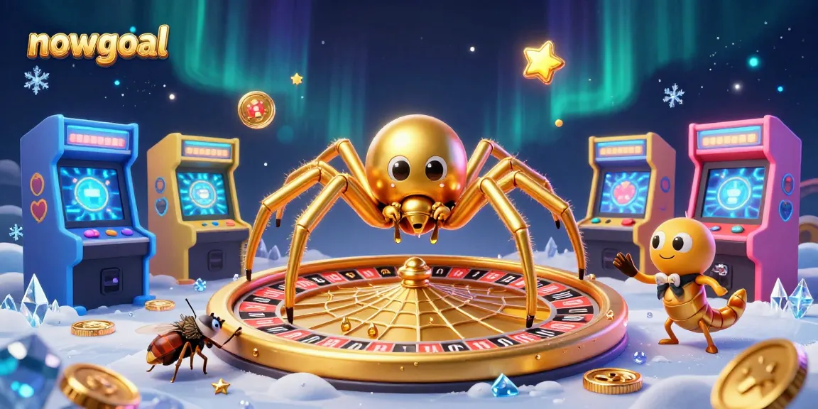 Place bets with nowgoal in this vibrant, animated casino-themed 3D illustration.