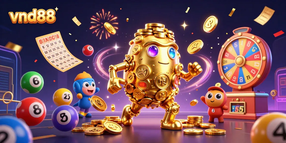 Experience the excitement of vnd88's gaming universe with a dynamic 3D illustration.