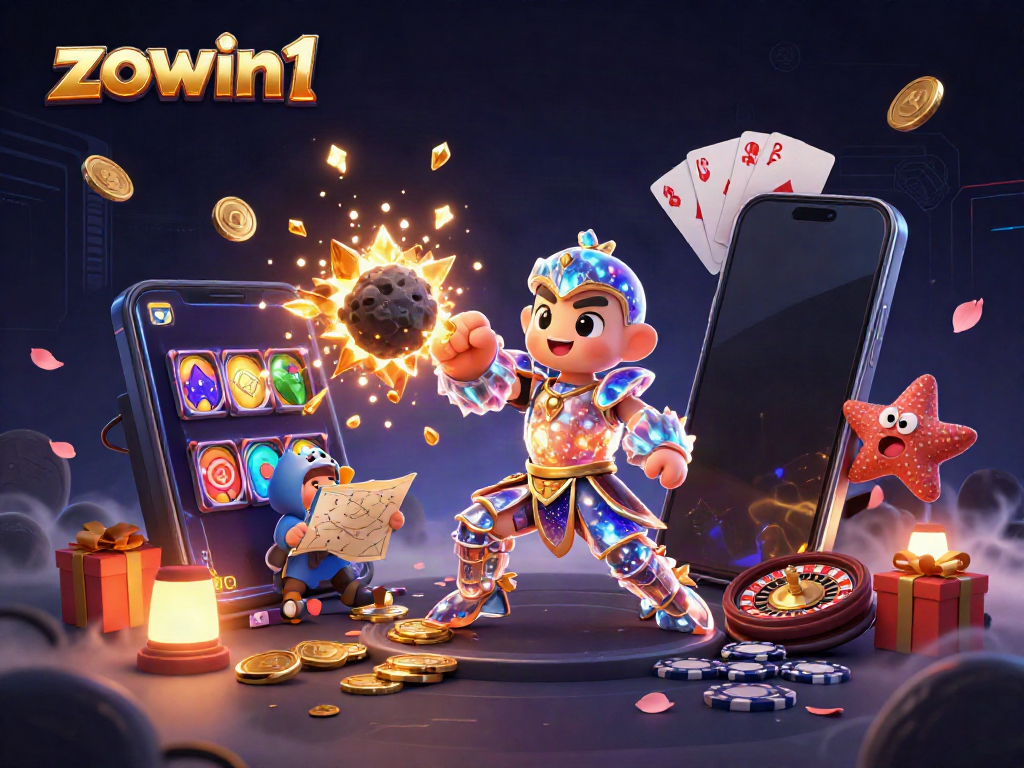 Experience winning spins at zowin1 with thrilling slot games and vibrant 3D casino elements.