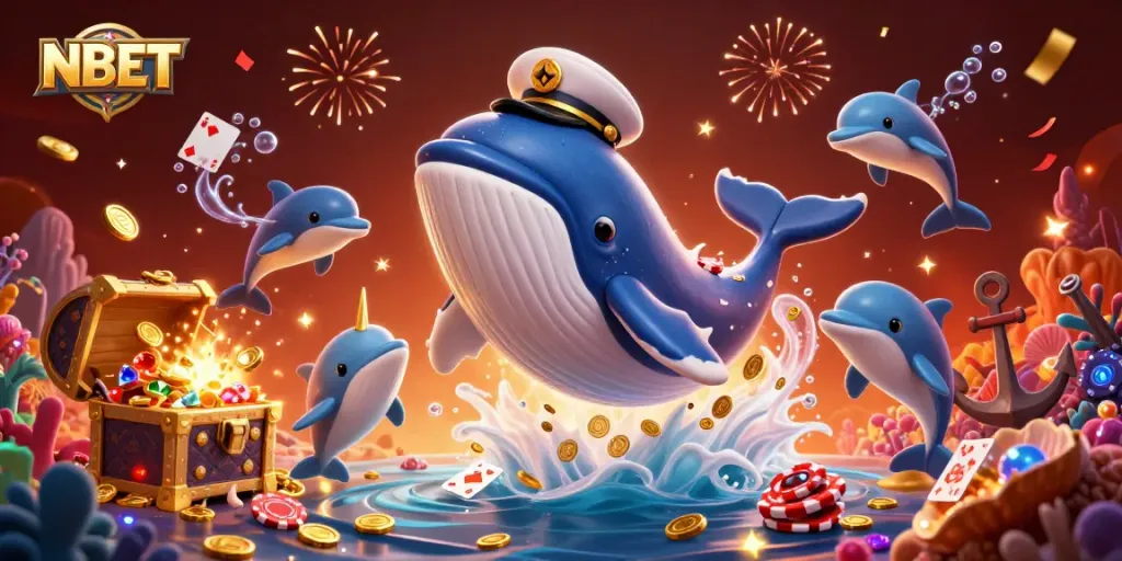 Experience thrilling gameplay at NBET with lively characters and vibrant casino elements.
