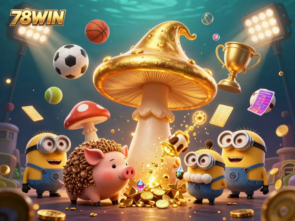Experience the magic of 78WIN with enchanting fairy tale elements in a vibrant virtual casino.