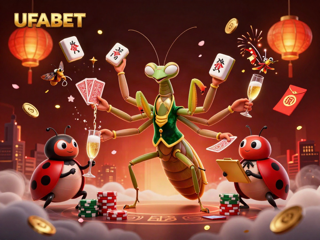 Experience the thrilling UFABET entertainment scene with a vibrant card sharp and pit boss.