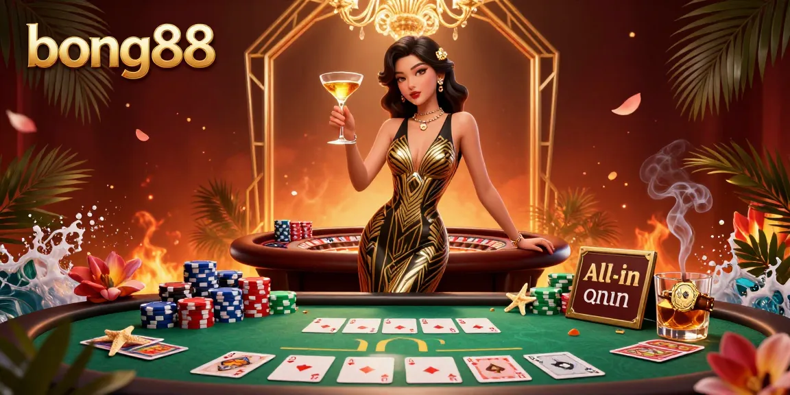 Experience the thrill of bong88 casino games with dynamic poker tables and luxurious ambience.