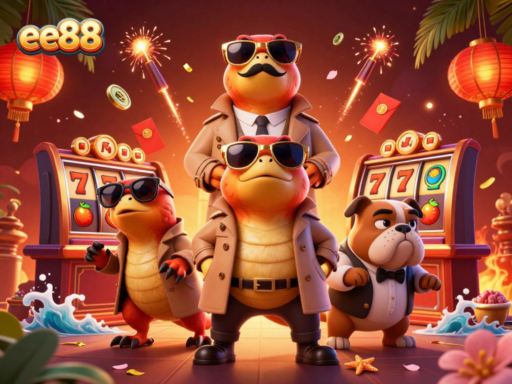 Win big at ee88 with vibrant 3D raptors gearing up for VIP casino fun.