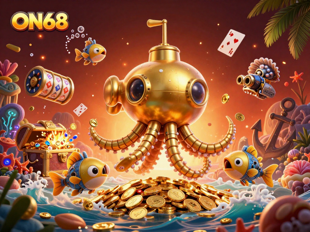 Experience the thrill of gaming with ON68's vibrant undersea casino adventure
