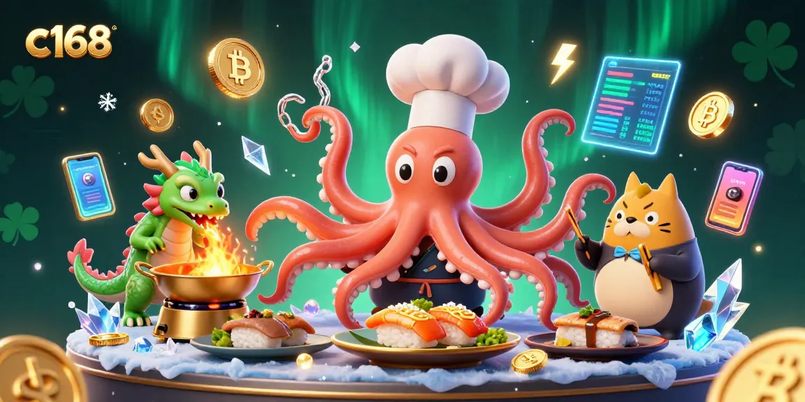 Experience thrilling game action with C168 in an exciting casino scene featuring charming characters.