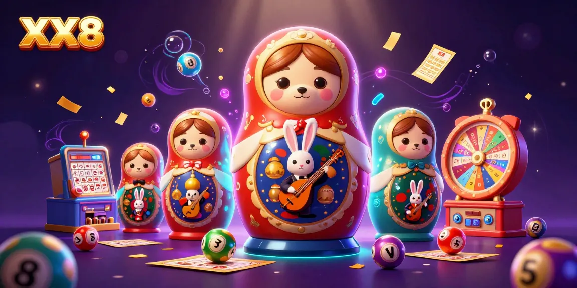 Experience the thrill of XX8 with this vibrant casino illustration featuring playful characters and dynamic gaming elements.