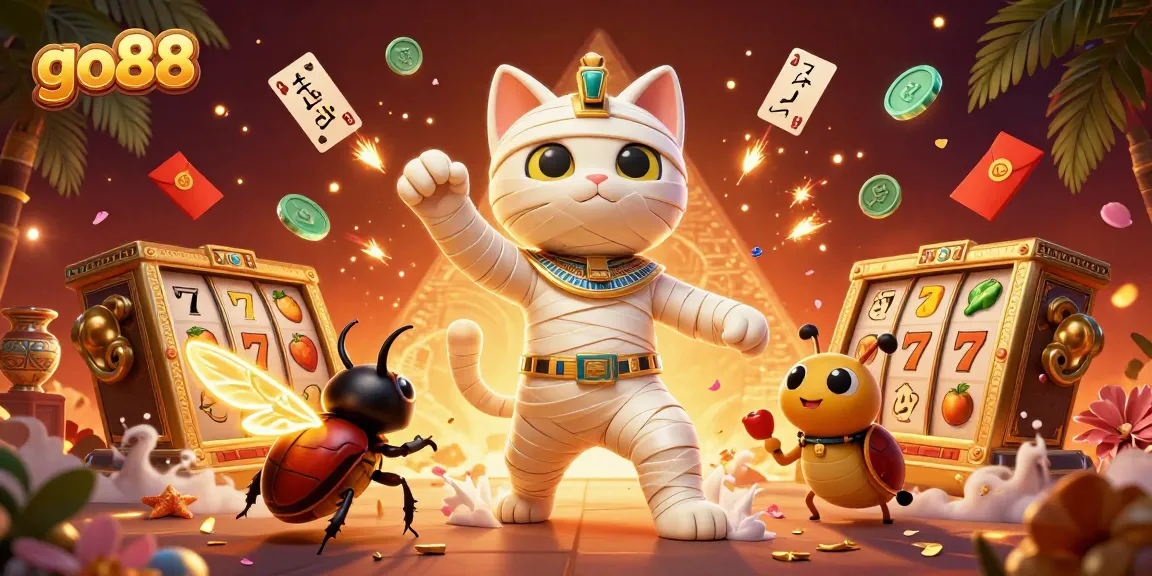 go88 - Trải nghiệm cổng game hấp dẫn với mèo xác ướp và biểu tượng may mắn