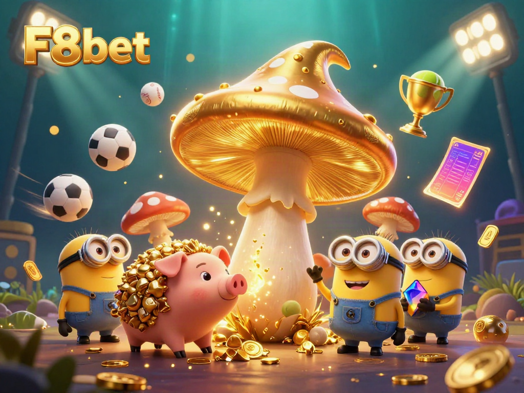 Experience thrilling gameplay with F8bet's vibrant magical illustration of casino adventures.