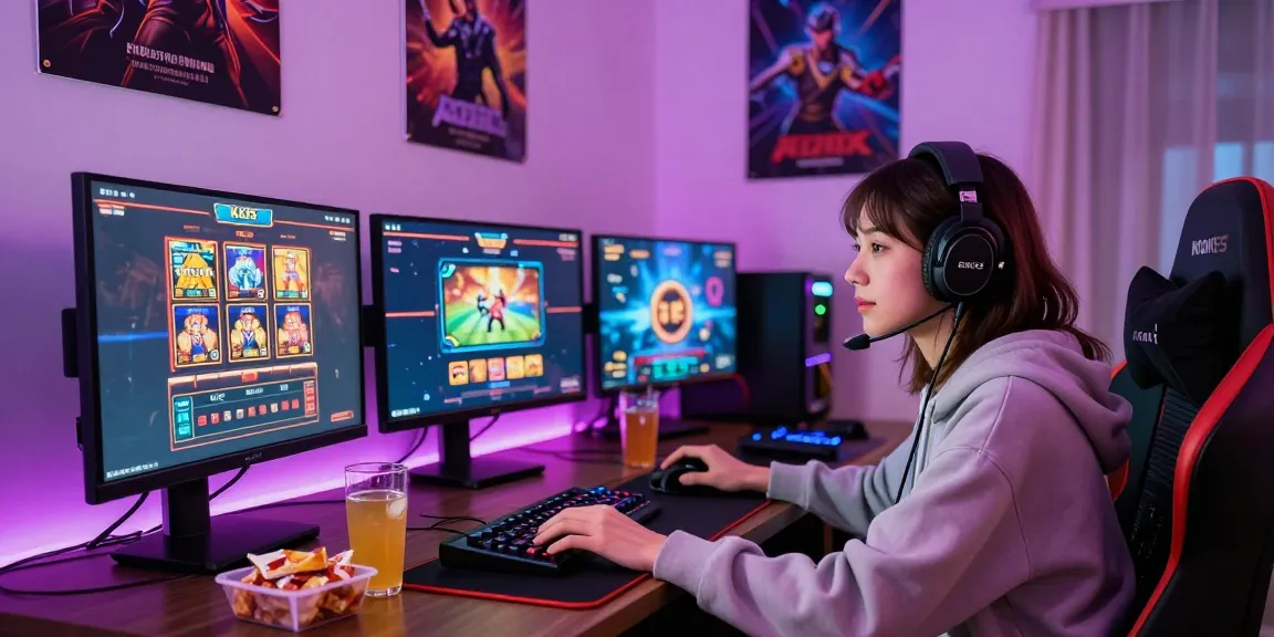 Exciting gaming atmosphere showcasing KK55 online games with vibrant lighting.