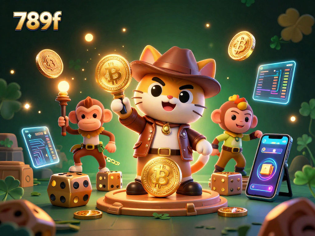 Experience thrilling adventures at 789f, as a cat archaeologist uncovers golden casino treasures.